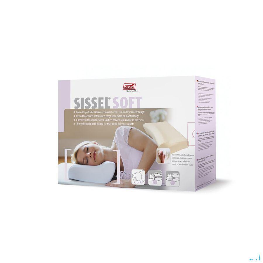 Sissel Soft M Oreiller Visco-elast Medium + taie  -  Sissel