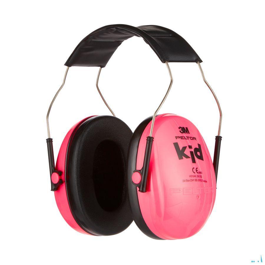 Peltor Hearing Protector Kid Neon Pink 1  -  3M