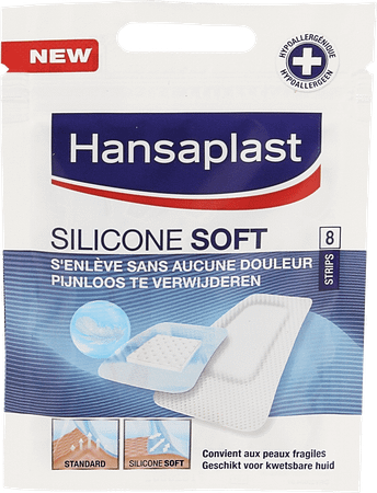 Hansaplast Silicone Soft Strips 8  -  Beiersdorf
