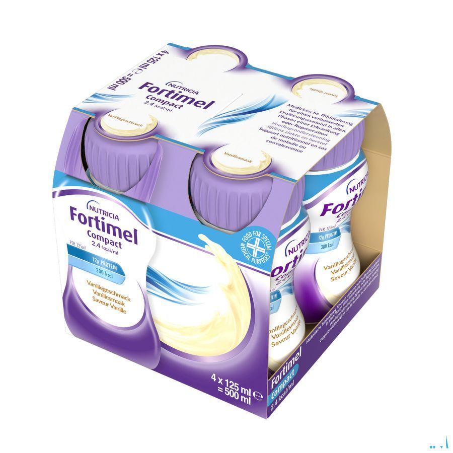 Fortimel Compact 2.4Kcal Vanille 4 x 125 ml