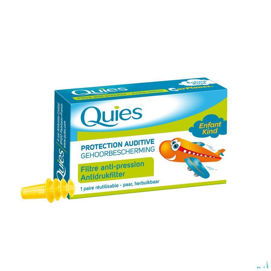 Quies Protection Auditive Earplanes Enf 1 Paire  -  Quies