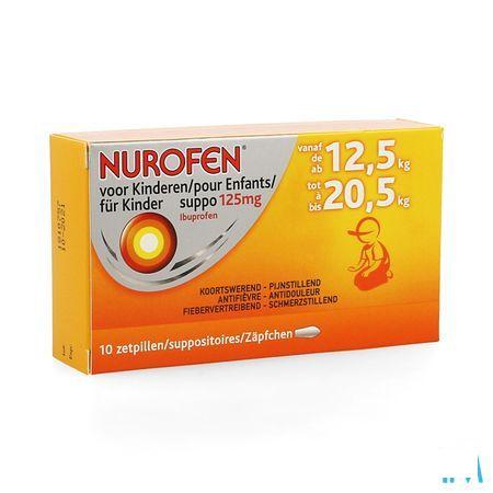 Nurofen Enfant 125 mg Suppo 10 X 125 mg