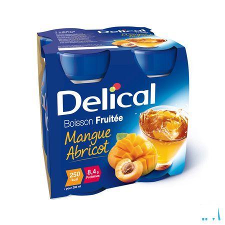 Delical Boisson Fruitee Mangue-abricot 4x200 ml  -  Bs Nutrition