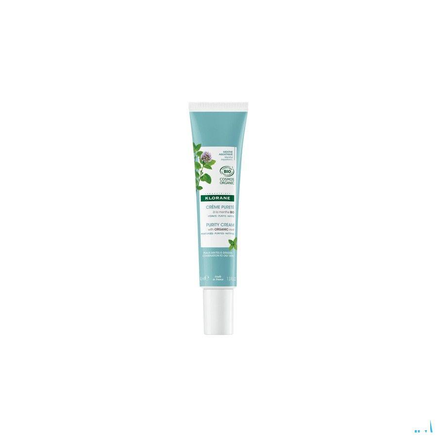 Klorane Gezicht Aquatic Munt Zuiverende Creme 40 ml