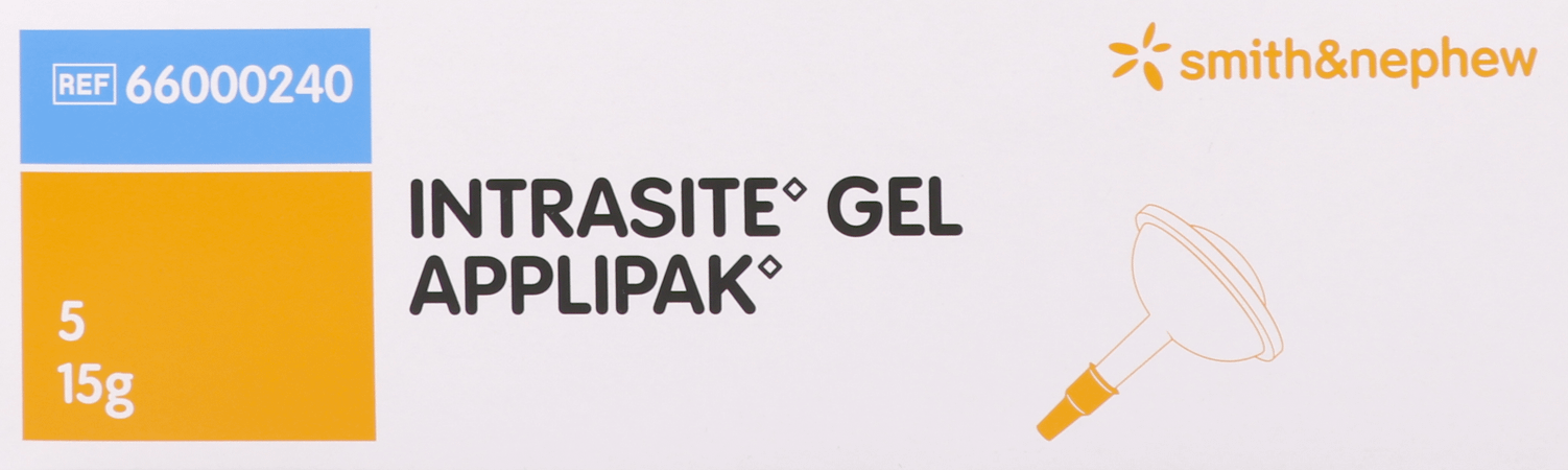 Intrasite Gel 5 X 15 gr 66000240  -  Smith Nephew