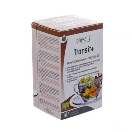 Physalis Transit + Infusion Bio Sachets 20x1,5 gr  -  Keypharm