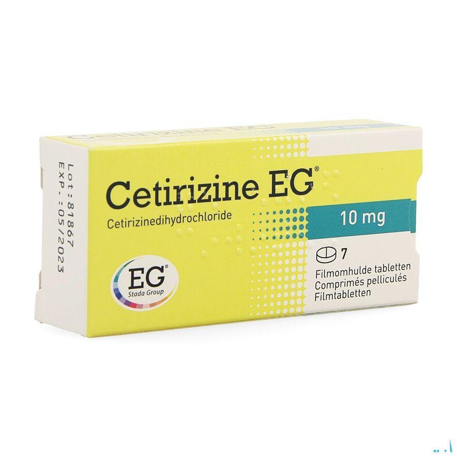 Cetirizine EG Tabletten 7 X 10 mg  -  EG