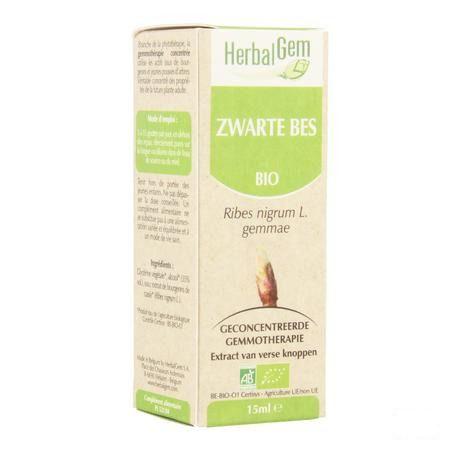 Herbalgem Zwarte Bes Maceraat 15 ml  -  Herbalgem
