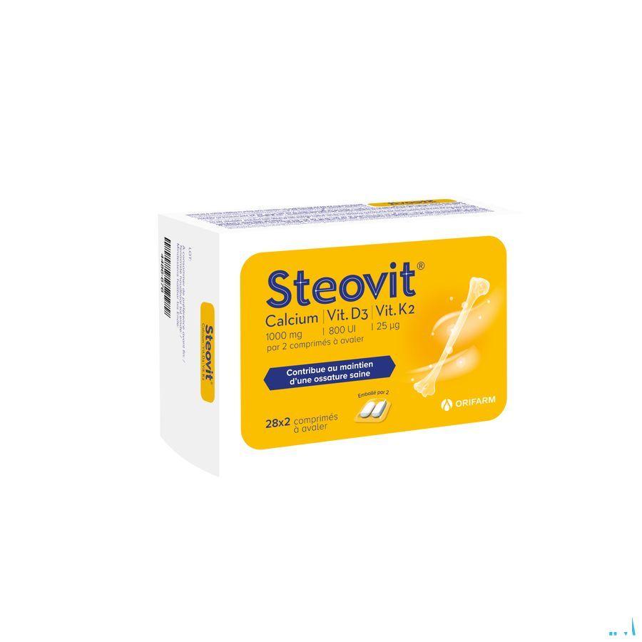 Steovit Calcium/Vitd3/Vit K2 1000Mg/880Iu Comp2X28  -  Orifarm Healthcare