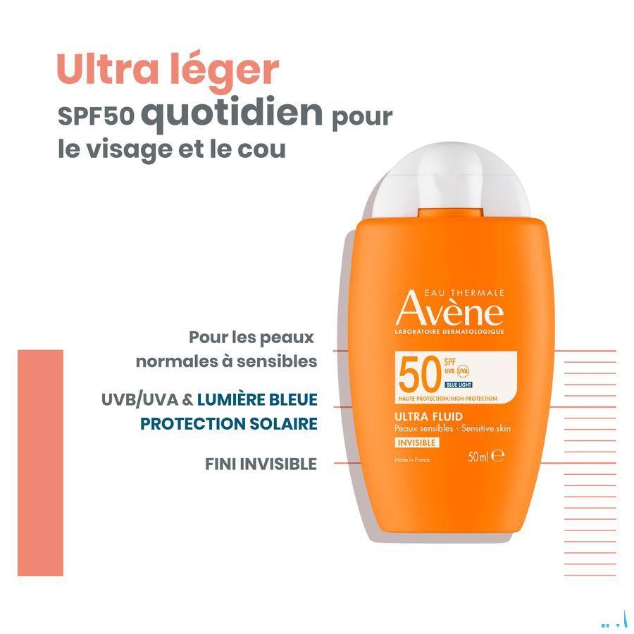 Avene Sol Spf50 Ultra Fluid Invisible 50 ml