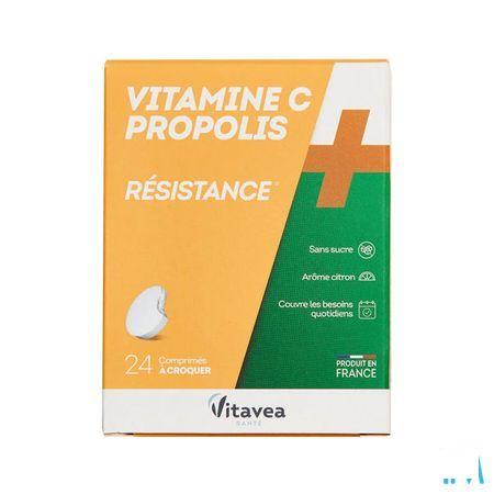 Vitamine C + propolis Kauwtabletten Tube 2x12  -  Nutrisante