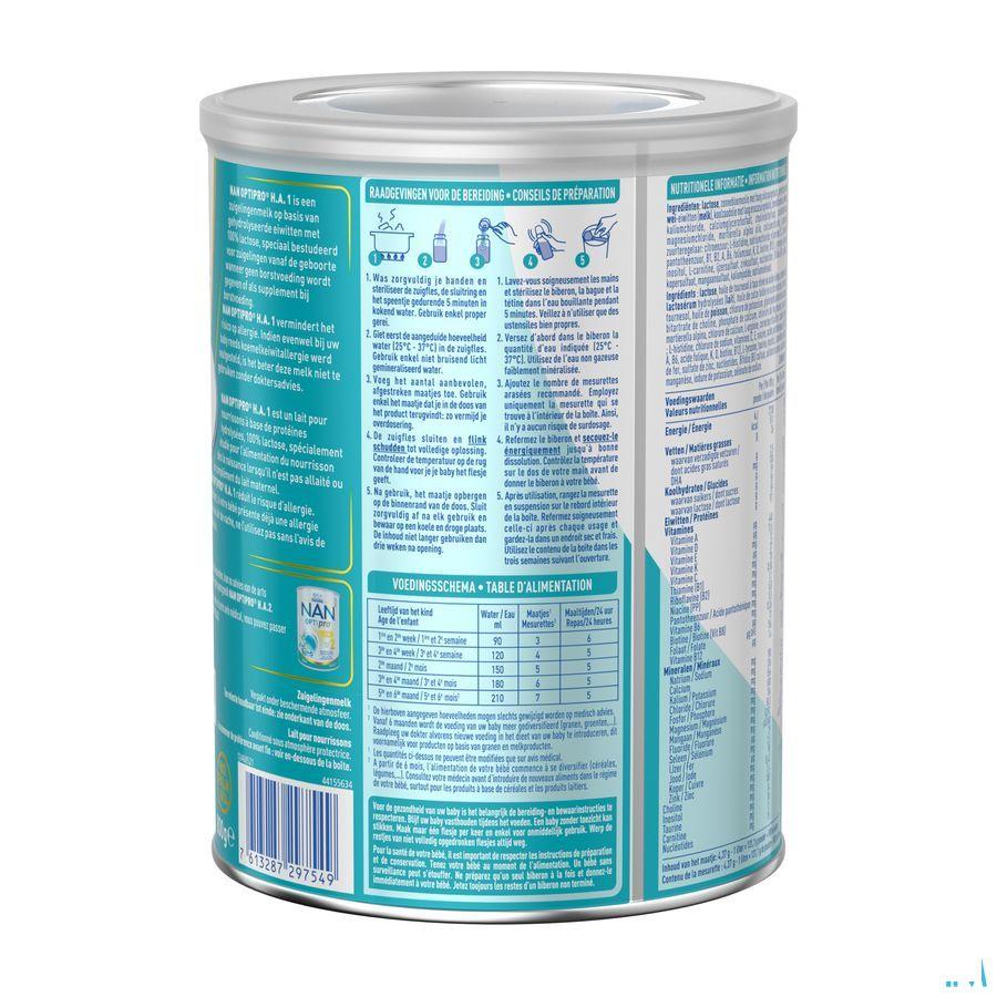 Nan Optipro Ha1 Lait Pdr 800G  -  Nestle