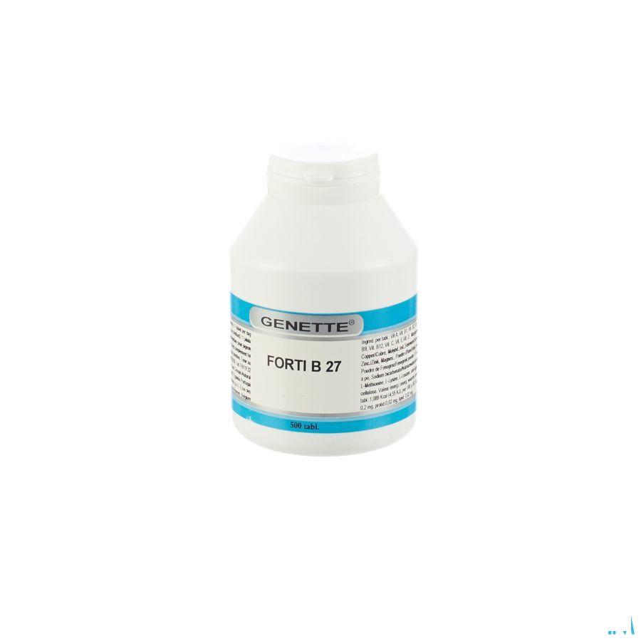 Forti B27 Genette Tabletten 500  -  Superphar