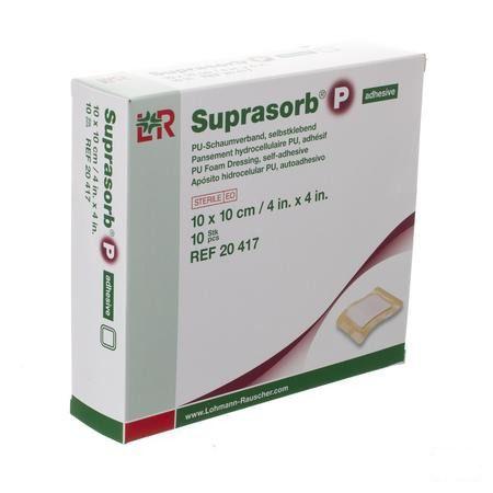 Suprasorb P Mousse Pu Adh Wcl 10,0X10,0Cm 10 20417  -  Lohmann & Rauscher