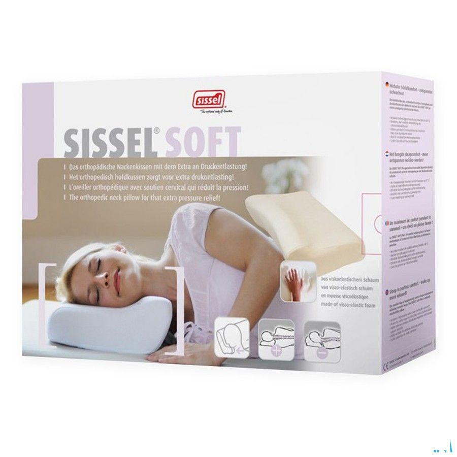 Sissel Soft Hoofdkussen Visco-elast + overtr.fluweel  -  Sissel