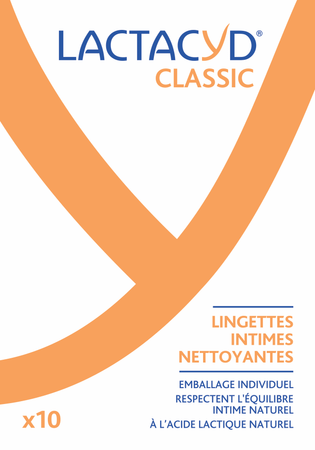 Lactacyd Intieme Wasdoekjes 10
