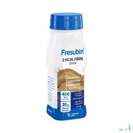 Fresubin 2kcal Fibre Drink Cappuccino Flacon 4x200 ml  -  Fresenius