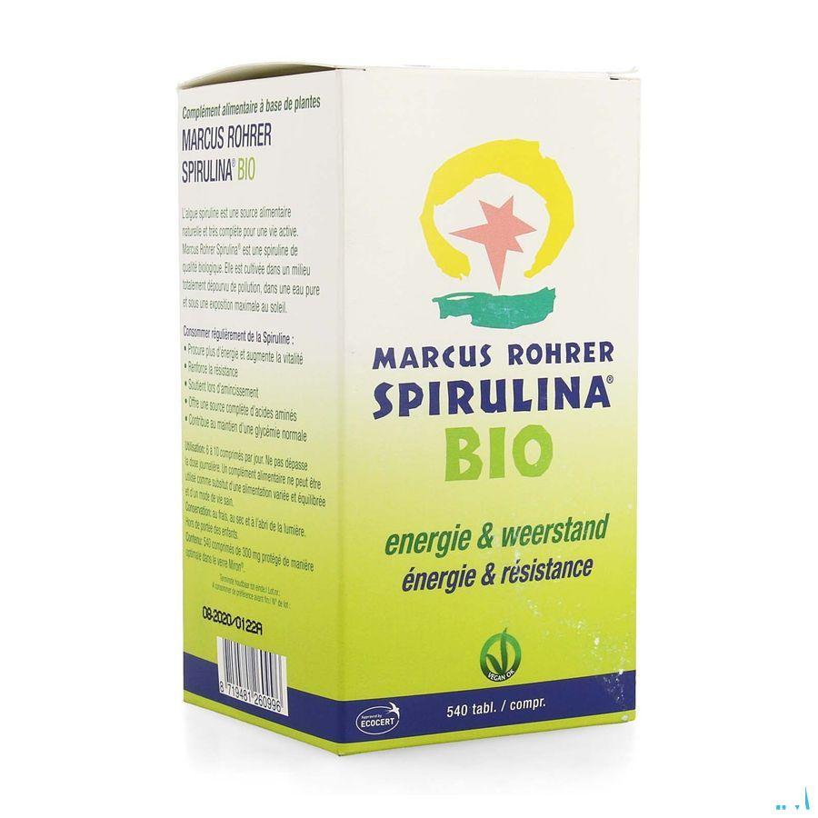 Marcus Rohrer Spiruline Tabletten 540 Bio