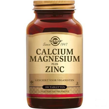 Solgar Calcium Magnesium Plus Zinc Comprimes 100  -  Solgar Vitamins