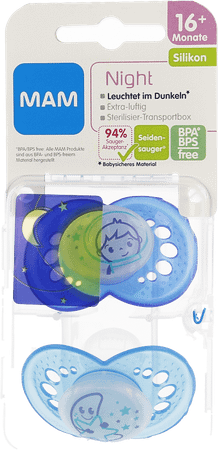 Mam Fopspeen Night + 16m Jongen