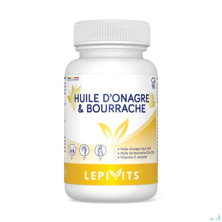 Lepivits Huile Onagre & Bourrache Bio Caps 90