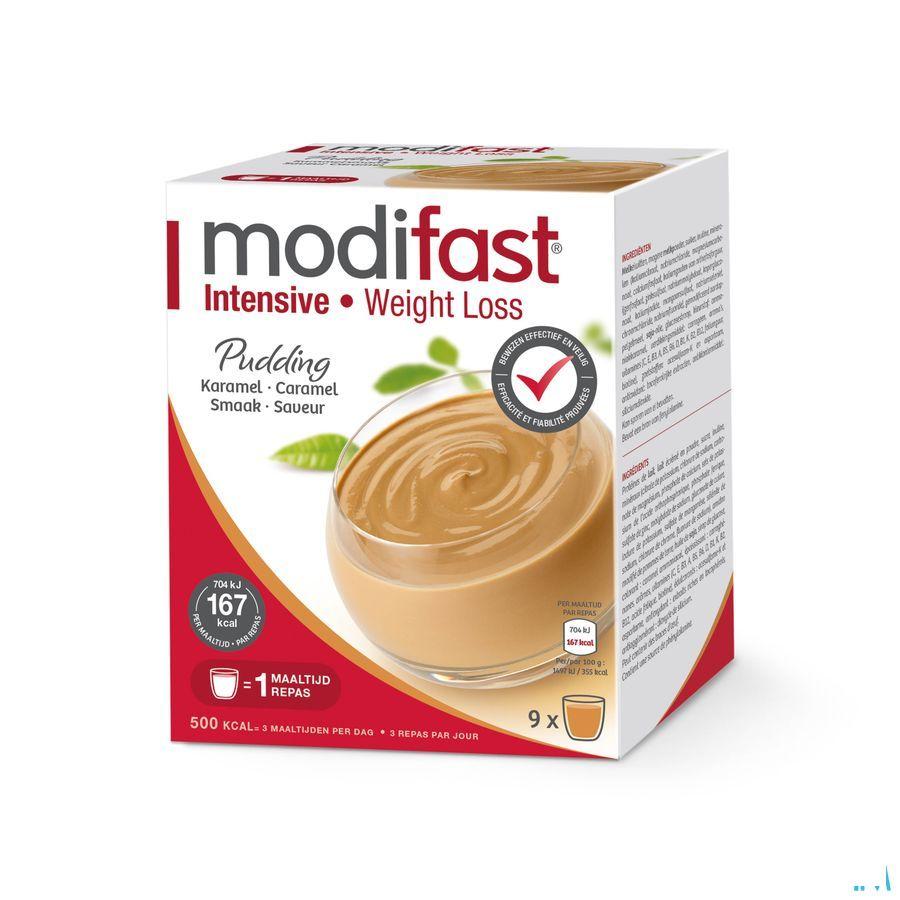 Modifast Intensive Pudding Caramel Zakje 9  -  Nutrition & Sante