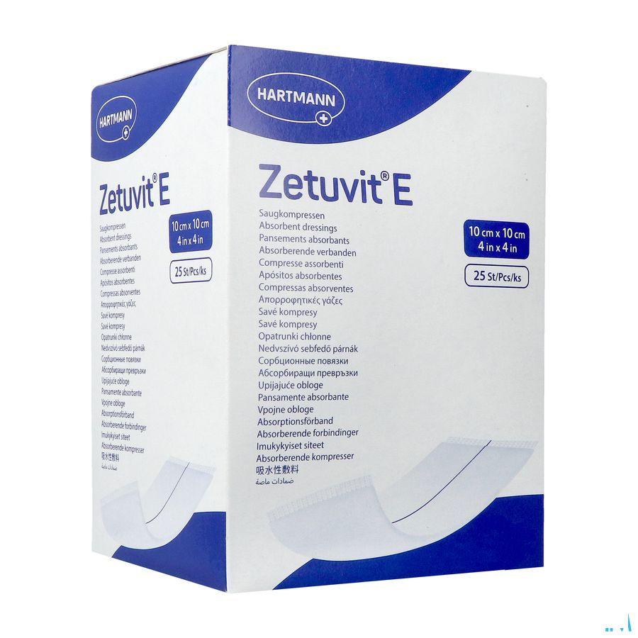 Zetuvit E 10x10cm St. 25 P/s  -  Hartmann