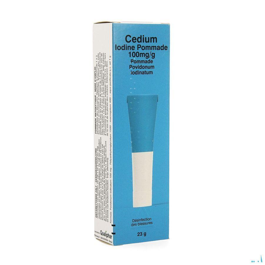 Cedium Iodine Zalf 100Mg/ g Zalf 23G  -  Qualiphar