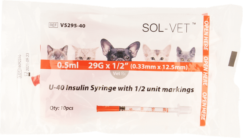 Caninsulin Insulinespuit Leeg 0,5ml 30