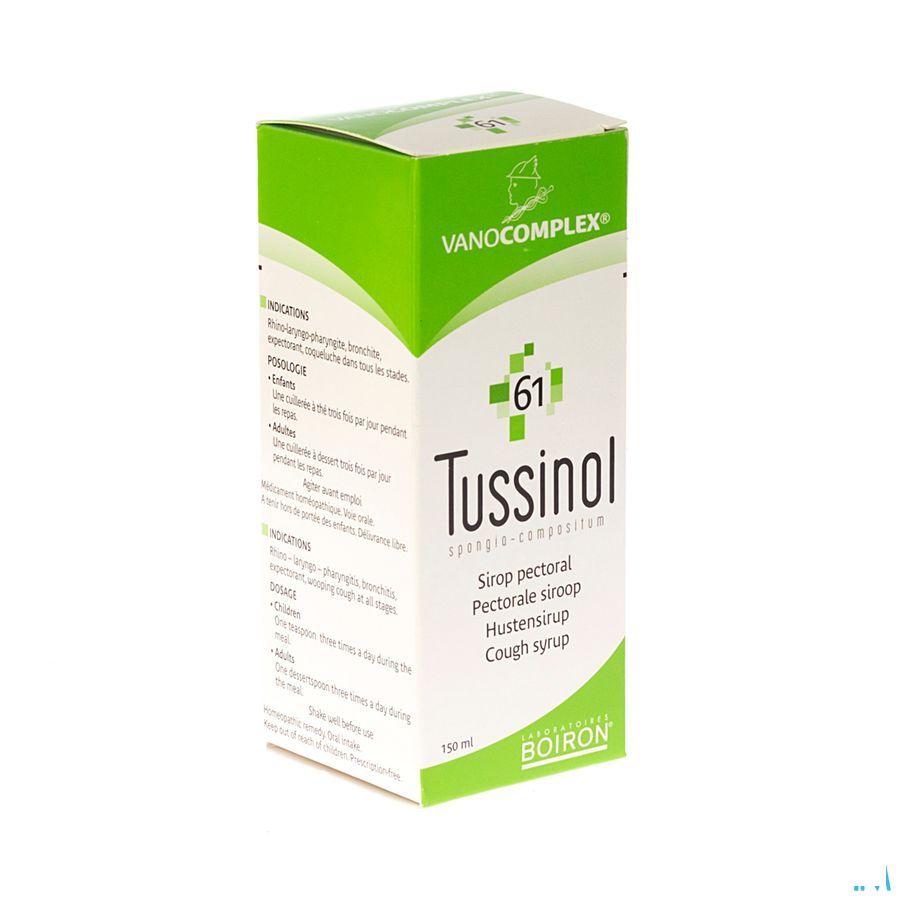 Vanocomplex N61 Tussinol Siroop 150 ml  -  Unda - Boiron