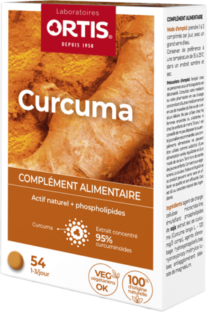 Ortis Curcuma Blister Comprimes 3x18  -  Ortis