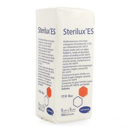 Sterilux Es 5x5cm 8l.nst. 100 P/s  -  Hartmann