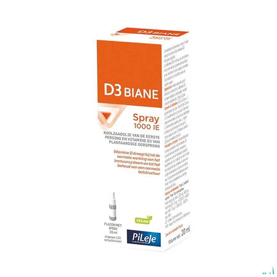 D3 Biane Spray 1000 Ui 200 ml  -  Pileje