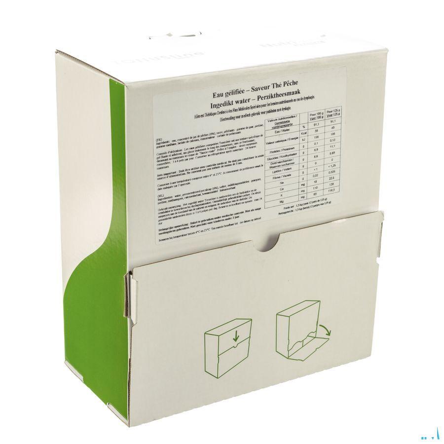 Gelwater Perzikthee 12x125 ml  -  Nutrisens Medical
