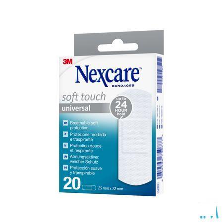 Nexcare 3M Soft Touch Universal 25Mmx72Mm Strips20  -  3M