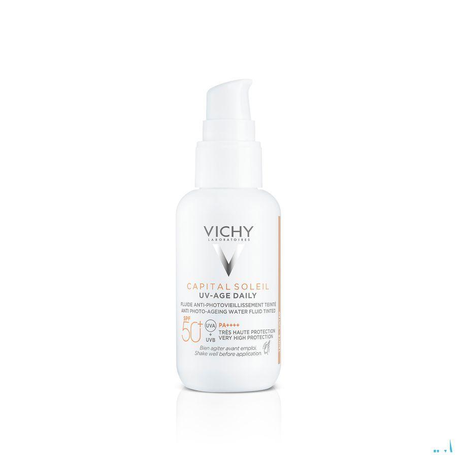 Vichy Cap Sol Uv-Age Tintee Light Ip50 + 40 ml  -  Vichy