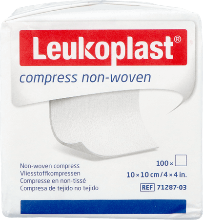Leukoplast Compress N/Woven N/St. 10Cm x 10Cm 100