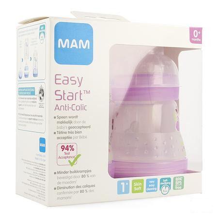 Mam Biberon Easy Start Anti colic 160 ml Fille 2 Pack