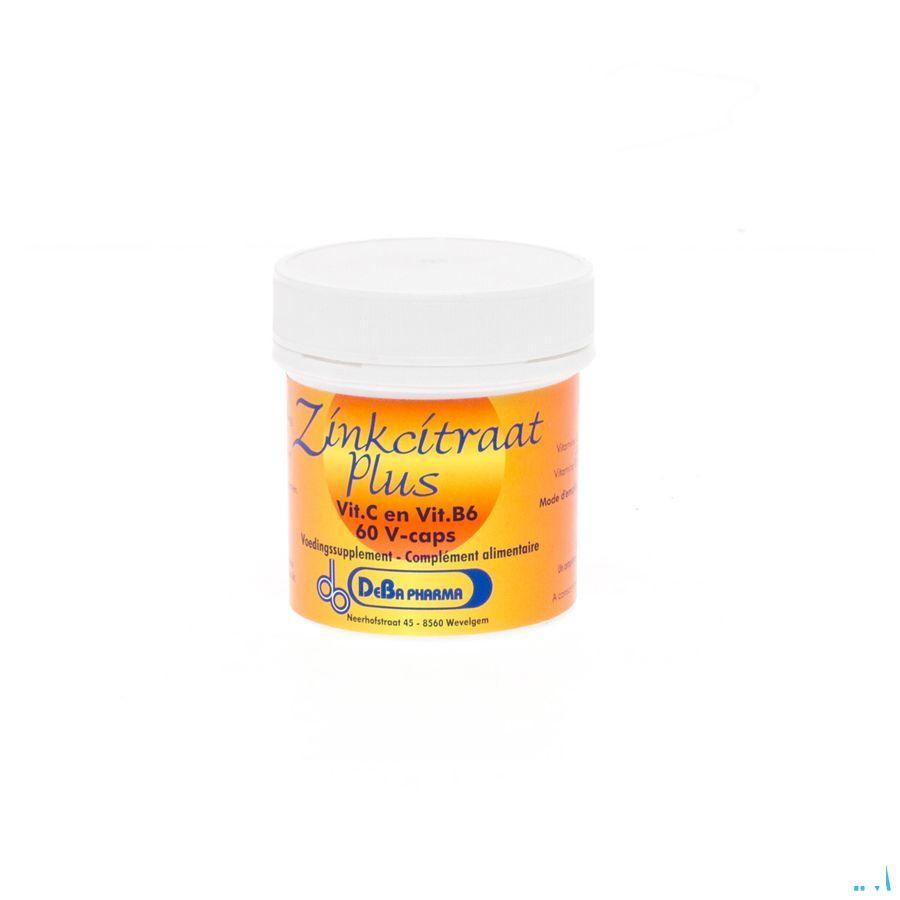 Zinkcitraat Plus Capsule 60  -  Deba Pharma
