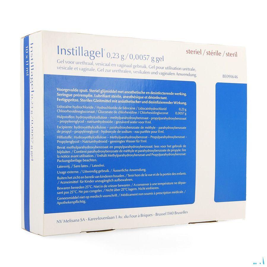 Instillagel Melisana 10 X 11 ml  -  Melisana
