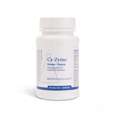 Biotics Cr-Zyme sans levure 200mcg 100 comprimés  -  Energetica Natura
