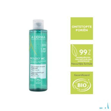 Aderma Biology Ac Zuiv. Schuim.Reinig.Gel 200 ml