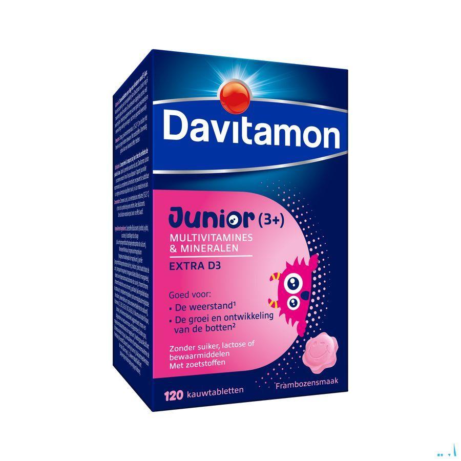 Davitamon Junior Framboos V1 Tabletten 120