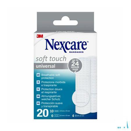 Nexcare 3M Soft Touch Universal Assort. Strips 20  -  3M