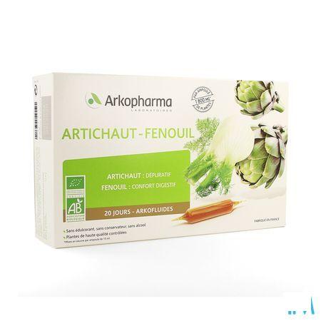 Arkofluide Artichaut Ampoule 20x15 ml  -  Arkopharma