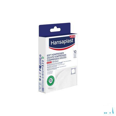 Hansaplast Soft Compress 7,5Cm x 7,5Cm 10