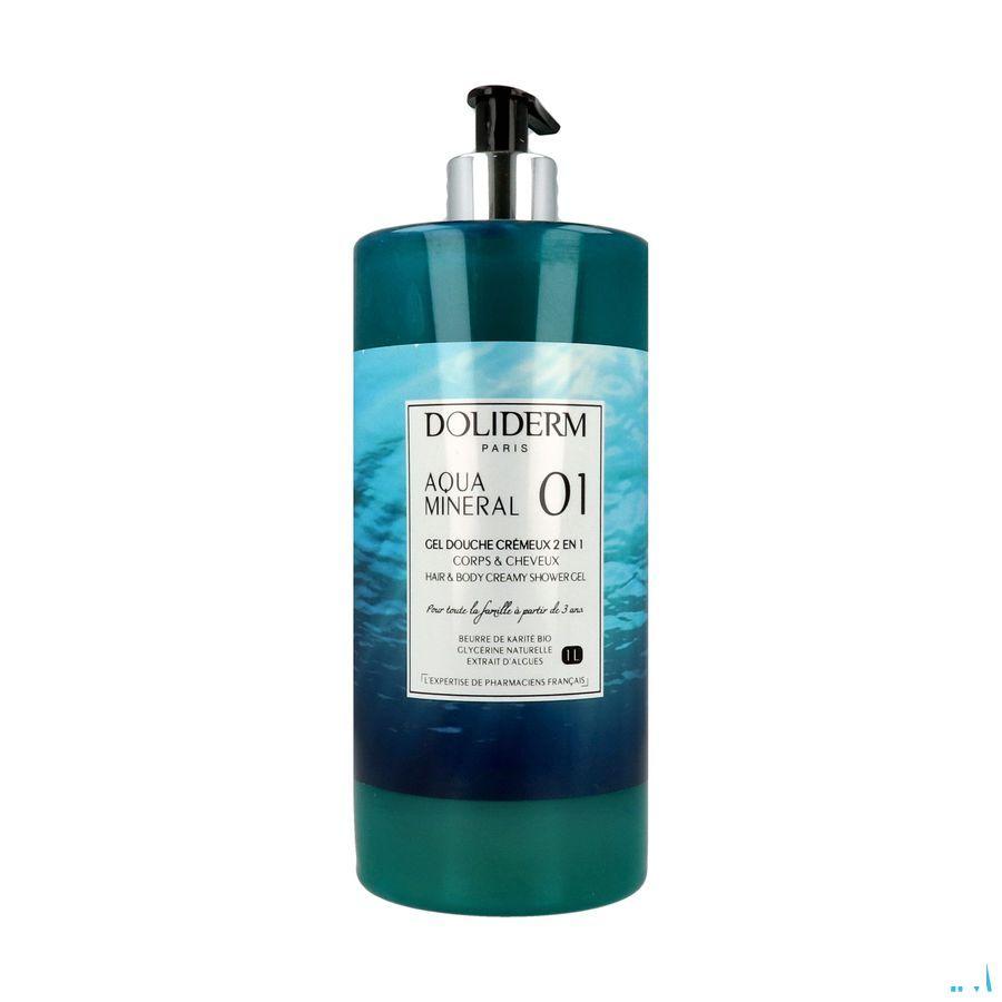 Doliderm Gel Douche 2En1 Aqua Mineral Fl Pompe 1L