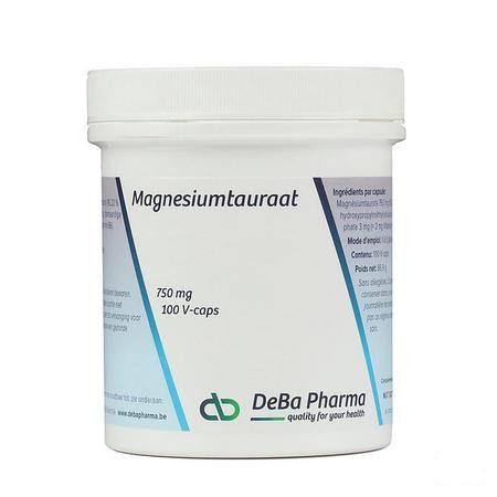Magnesiumtauraat V-Capsule 100x750 mg  -  Deba Pharma