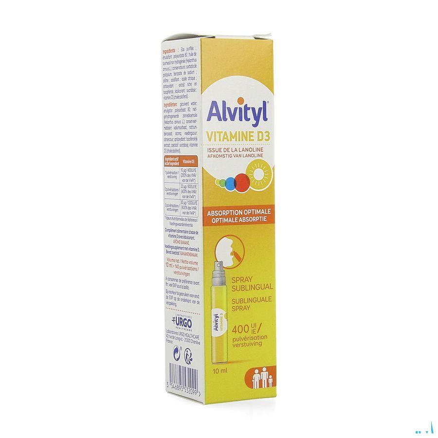 Alvityl Vitamine D3 Spray 10 ml  -  Urgo Healthcare