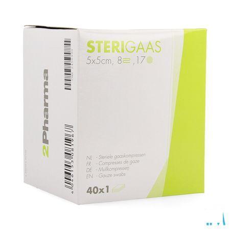 Sterigaas Kompres Steriel 8l 5,0x 5,0cm 40x1